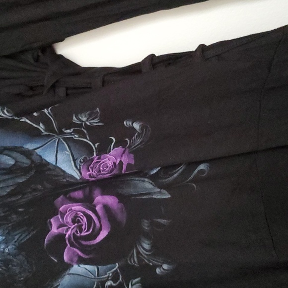 *NWT* Spiral Direct's Raven Heart Hooded Dress - Picture 6 of 16